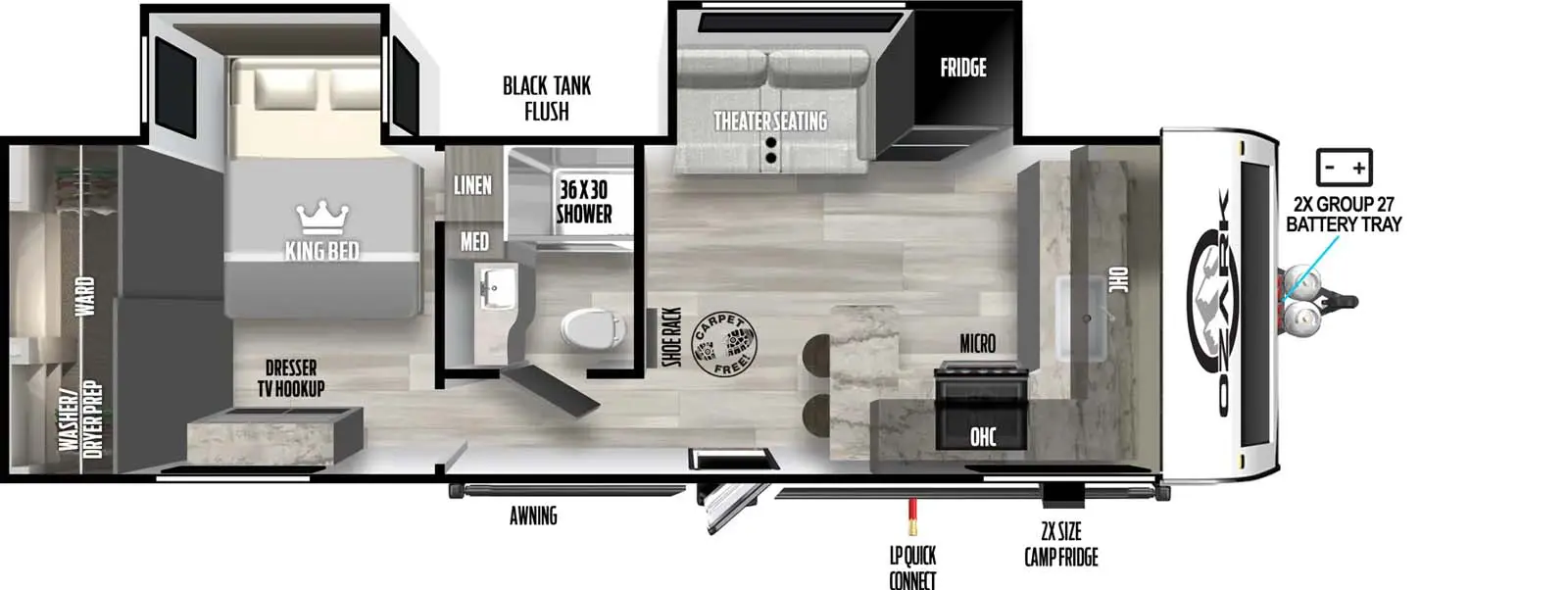 2650FK Floorplan Image